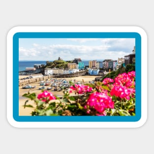 Tenby Harbour Boats Sticker